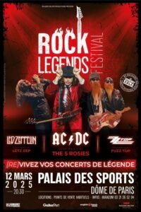 rock legends concert poster